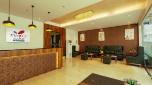 Posezení v ubytování Magnus Square Business Hotel near Pune Airport
