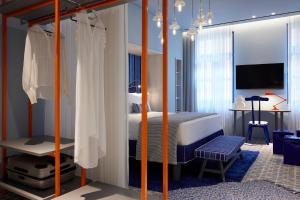 Postel nebo postele na pokoji v ubytování Hotel Fresh