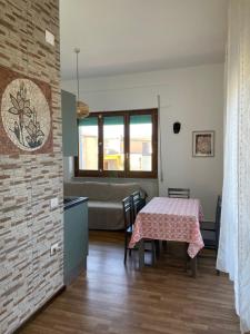 A seating area at Casa Azzurra