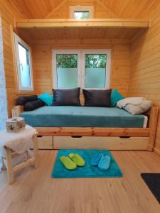 Posezení v ubytování Mobile Tinyhouse 2 by Wolfsberger