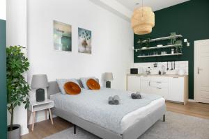 Kuchyň nebo kuchyňský kout v ubytování Charming Apartment, Wawel & Old Town Krakow