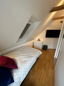 Cama o camas de una habitación en Jelling