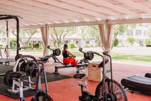 Fitness centrum a/nebo fitness zařízení v ubytování Brown Beach Evia Island, All Inclusive in Eretria, a member of Brown Hotels