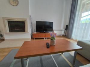 A television and/or entertainment centre at New Inn