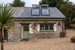 Bygningen som feriehuset ligger i