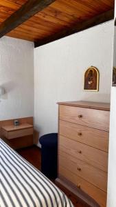 Postel nebo postele na pokoji v ubytování Chalet Cheverel (AO)
