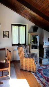 Posezení v ubytování Chalet Cheverel (AO)
