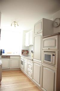 Køkken eller tekøkken på Giebelreihenhaus Dora - Sylt, Westerland