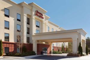 a rendering of the front of a hotel at Hampton Inn & Suites Birmingham Airport Area in Birmingham