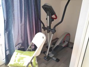 Fitness centrum a/nebo fitness zařízení v ubytování Ferienwohnung Pickenhan