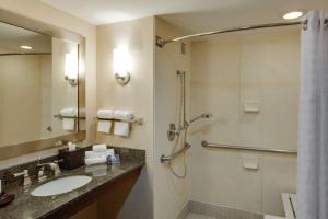 Embassy Suites by Hilton Columbus Dublin的一间浴室