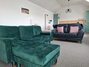 Posezení v ubytování Teach Aindí (newly renovated cottage)