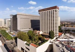 an aerial view of the drexel university building at Doubletree by Hilton Los Angeles Downtown in Los Angeles