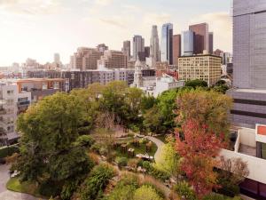 an aerial view of a park in the city at Doubletree by Hilton Los Angeles Downtown in Los Angeles