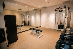 Fitness centrum a/nebo fitness zařízení v ubytování Doubletree By Hilton Lubbock - University Area