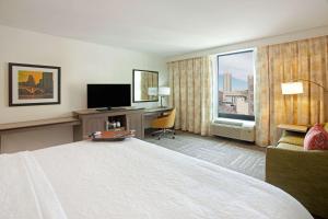 TV a/nebo společenská místnost v ubytování Hampton Inn & Suites - Minneapolis/Downtown