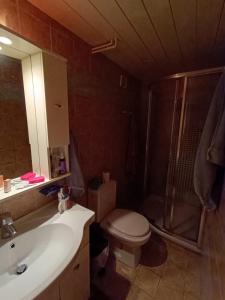 Koupelna v ubytování Archontiko Maros