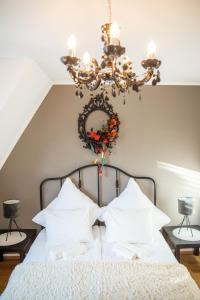 Posteľ alebo postele v izbe v ubytovaní Room4Art Apartments Nr.6 in Center air-conditioned