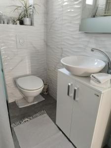Kúpeľňa v ubytovaní Apartments Hasanovic Rukavac