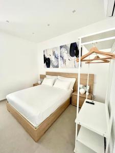 a bedroom with a bed and a bunk bed at TRASTEVERE URBAN SUITE in Rome