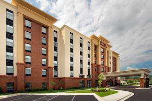 a rendering of the front of a hotel at Hampton Inn & Suites Baltimore North/Timonium, MD in Timonium