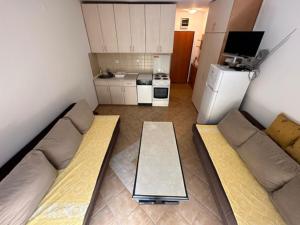 Kuchyň nebo kuchyňský kout v ubytování apartman "Sutorina"