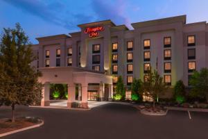 a rendering of the front of a hotel at Hampton Inn Springfield South Enfield in Enfield