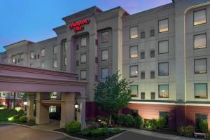 a rendering of the front of a hotel at Hampton Inn South Plainfield-Piscataway in South Plainfield