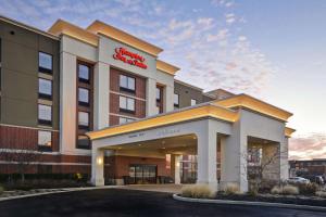 a rendering of the front of a hotel at Hampton Inn & Suites Columbus-Easton Area in Columbus
