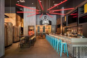 奥斯汀希尔顿酒店酒廊或酒吧区