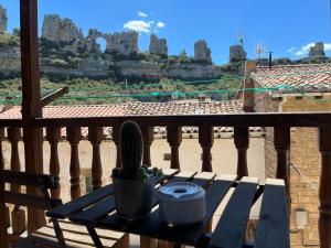 A balcony or terrace at La Milana, Orbaneja del Castillo