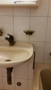 Koupelna v ubytování Gästezimmer