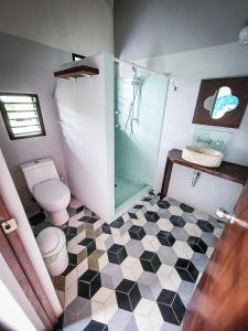 Koupelna v ubytování Maui Hostels Tulum + 26 fotografií