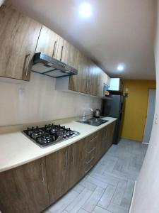 A cozinha ou cozinha compacta de Nuevo y Hermoso Departamento Pachuca