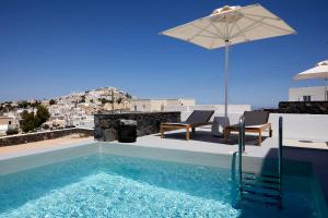 The swimming pool at or close to Santorini Hillside Suites & Villas