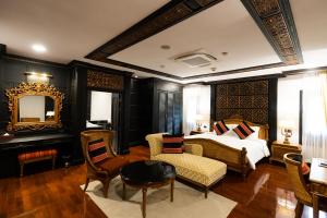 Posezení v ubytování Lanna Resort Chiang Mai + 37 fotografií