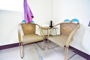 Posezení v ubytování Xi Cun Homestay