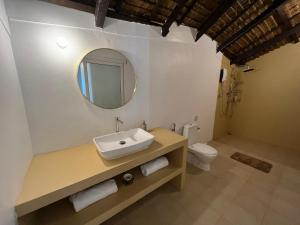 Koupelna v ubytování Sarana Bungalows