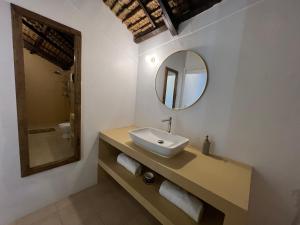 Koupelna v ubytování Sarana Bungalows