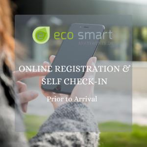 een afbeelding van een persoon met een mobiele telefoon bij Eco Smart Apartments Premium City in Neurenberg