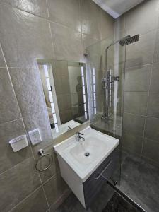 Koupelna v ubytování Villa La Preneuse