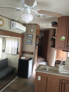 Kuchyň nebo kuchyňský kout v ubytování Flor de pino