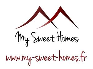 a black handwriting text my sweet houses and mountains at My Sweet Homes - Le 15 in Colmar