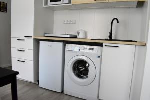 Kuchyň nebo kuchyňský kout v ubytování Seifert Residence