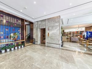Vstupní hala nebo recepce v ubytování GreenTree Eastern Hotel Fujian Xiamen Railway Station Mingfa Plaza + 37 fotografií