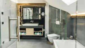 Koupelna v ubytování Landhotel Waldeck