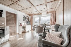 Kuchyň nebo kuchyňský kout v ubytování Soelden Lounge