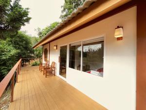 Balkón nebo terasa v ubytování Baan Daeng Resort บ้านรักไทย