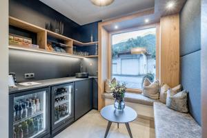 Köök või kööginurk majutusasutuses rechenau LIVING & RELAX