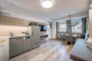 Köök või kööginurk majutusasutuses rechenau LIVING & RELAX